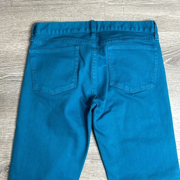 J.Crew Women’s Toothpick Low-Rise Skinny Jeans in Teal Sz 26 - Picture 5 of 11